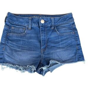 American Eagle super stretch high rise shortie shorts size 4